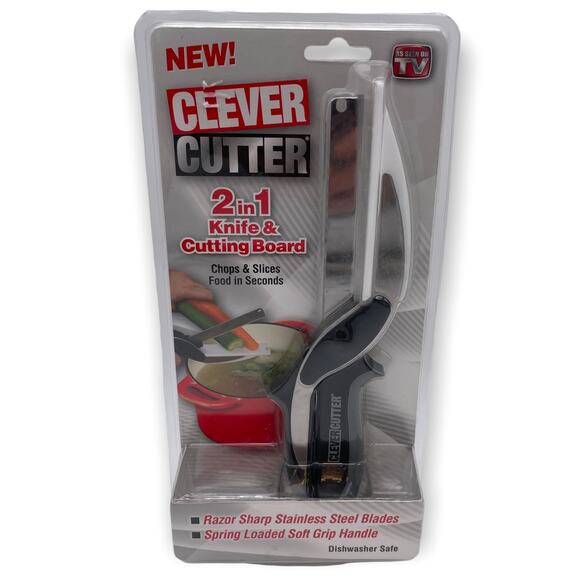 Clever Cutter 2-in-1 Knife & Cutting Board- Quickly Chops Your Favorites - Picture 1 of 2